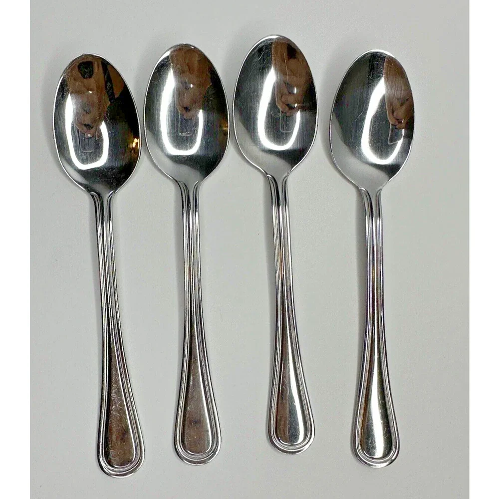 Oneida TRESS/ Hollis‎ Stainless Flatware Replacement 4 Pc Spoon